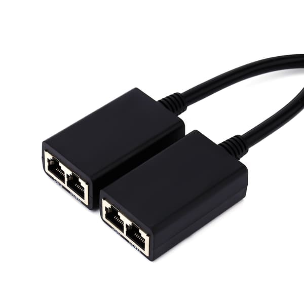 30M HDMI over RJ45 CAT5e CAT6 LAN Ethernet Balun Extender Repeater opptil 1080P
