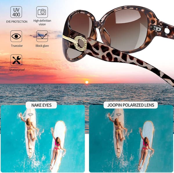 Jackie Solglasögon Överdimensionerade Nyanser för Kvinnor Trendiga Stora Rektangulära Solglasögon UV-skydd Solglasögon tortoise Shell Brown