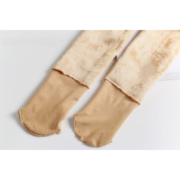 Naisten fleecevuoratut sukkahousut, lämpimät sukkahousut leggingsit, 300g, paksuuntuneet ja pehmustetut