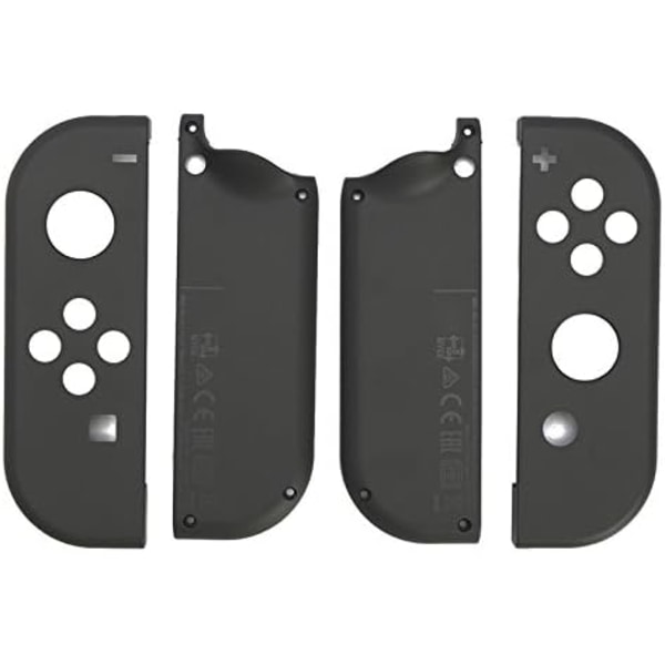 Ersättningshölje för Switch NS JoyCon-kontroll (Grå-Svart)