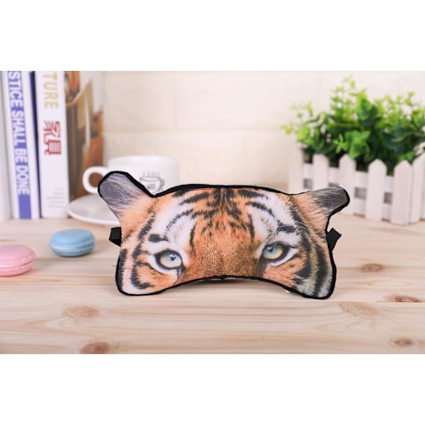 Tiger Sovende Maske Bomull 3D Sovende Øyemaske Deksel for Jenter Barn