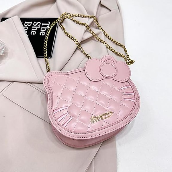 Söta Crossbody-väskor för Kvinnor, Liten Axelväska, Lädermyntplånbok med Blixtlås, Presenter till Hennes