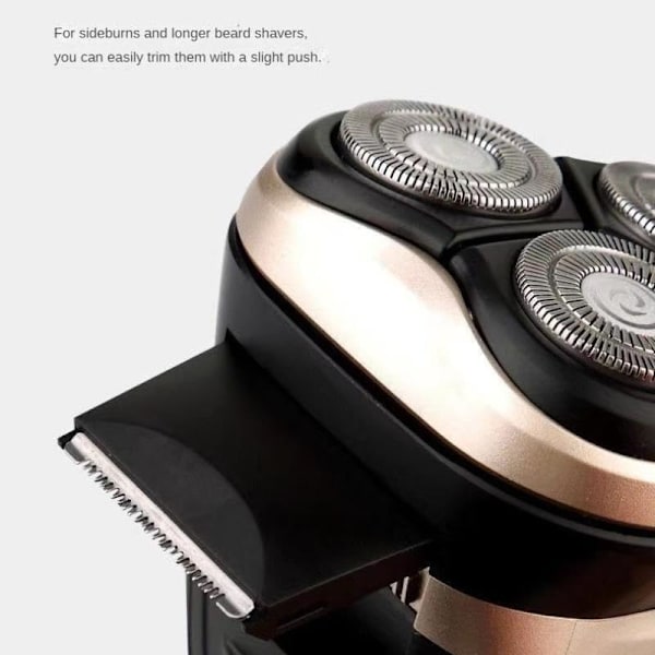 Hodebarbermaskin for skallete menn, elektrisk barbermaskin for menn med LED-strømvisning/vaskbart hode/USB-hurtiglading flytende hode hjemme bærbar reisebarbermaskin