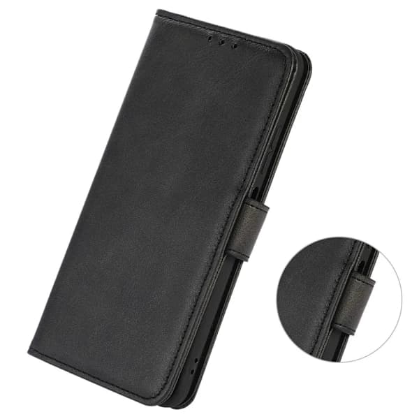 iPhone 16 Pro Cover Læder Sort 75,SD