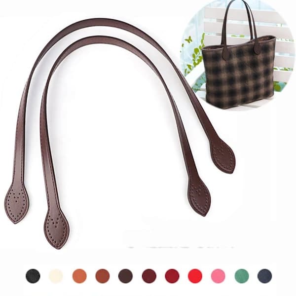 Women's Bag Handle Replacement DIY Handbag Strap DARK COFFEE dark coffee,SEB
