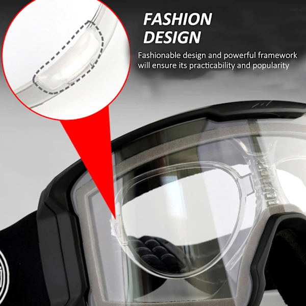 Universal Ski Goggles Prescription Insert Optical Adapter Flexible Bendable Inner Frame Snowboard Goggle Size Adjustable, SEB