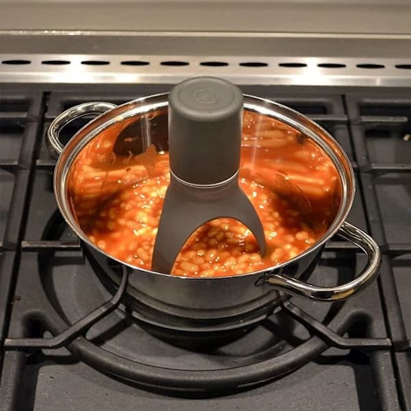 Automatic Pot Stirrer, Electric Hands-Free Kitchen Mixer for Sauce, Adjustable Speed, Grey, SEB