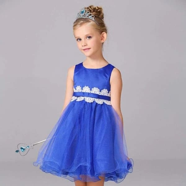 Elsa 2-delt sett, Prinsessekrone med tryllestav - Karneval, SD