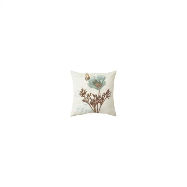 Set med 4 vattentäta klassiska blå blommönster soffkuddar 45x45cm, SEB