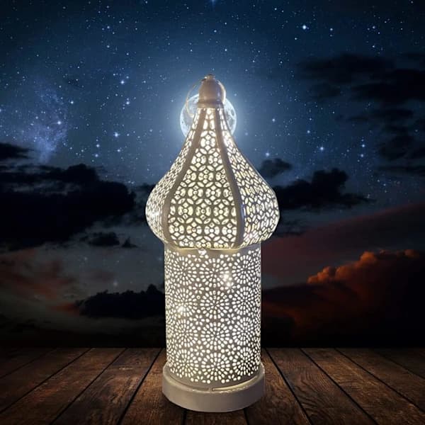 1 pc Moroccan Lantern, Battery Operated Lamp, SEB