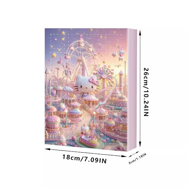 Jud- 2024 Ny Sanrio Countdown Date Box 24 hull juleblindboks Hello Kitty, SD