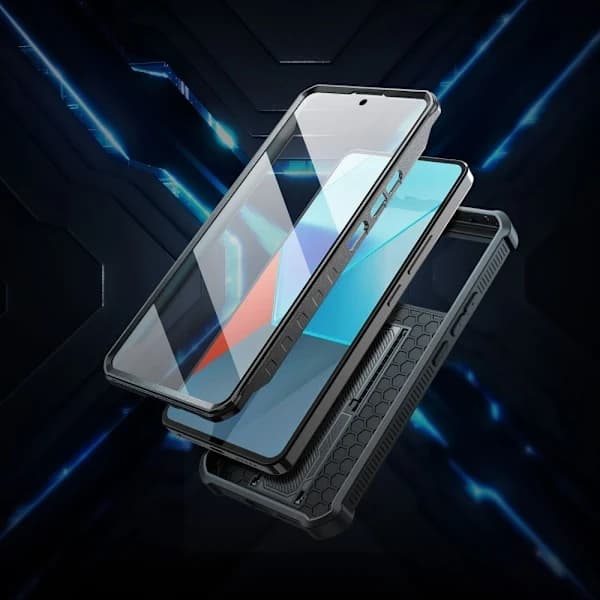 Tech-Protect Xiaomi Redmi Note 13 Pro 5G Cover Kevlar Cam+ Sort,SD