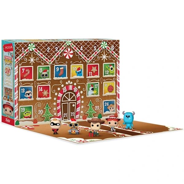 Julekalender: Pixar, 24 Pocket Pop! Vinylfigurer{SL},SD