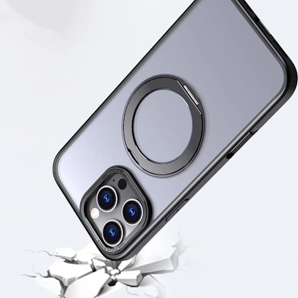 Tech-Protect iPhone 16 Pro Deksel MagSafe MagRing Matt Svart 60,SD