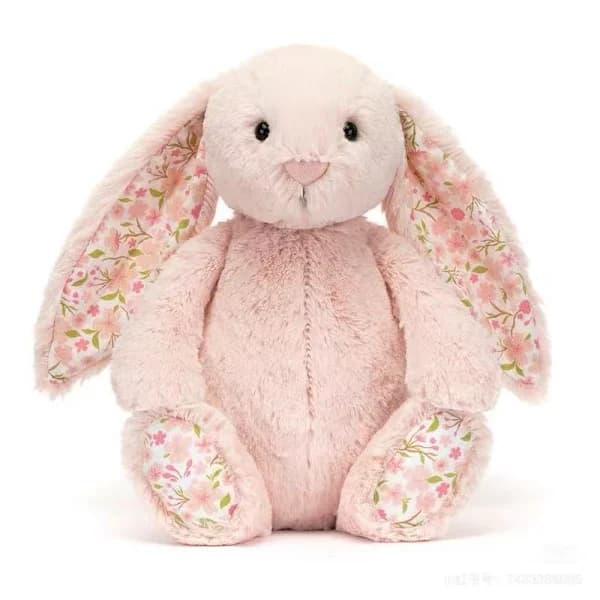 Jellycat Blossom Bunny Cherry mjukdjur medium 31cm Rosa,SD