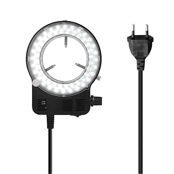 LED Ring Light for Microscope, Adjustable Brightness Microscope Lamp, SEB