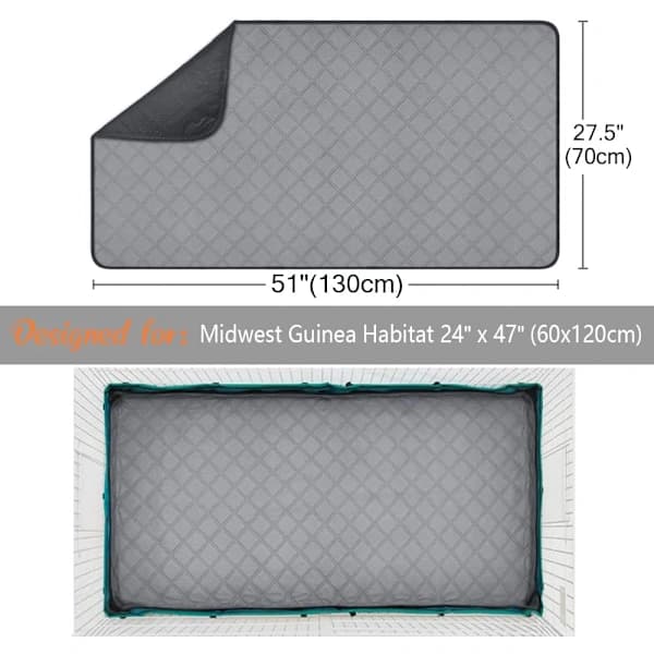 Burmatta Marsvin 60x120 cm 2-pak GINISWEETY,SD