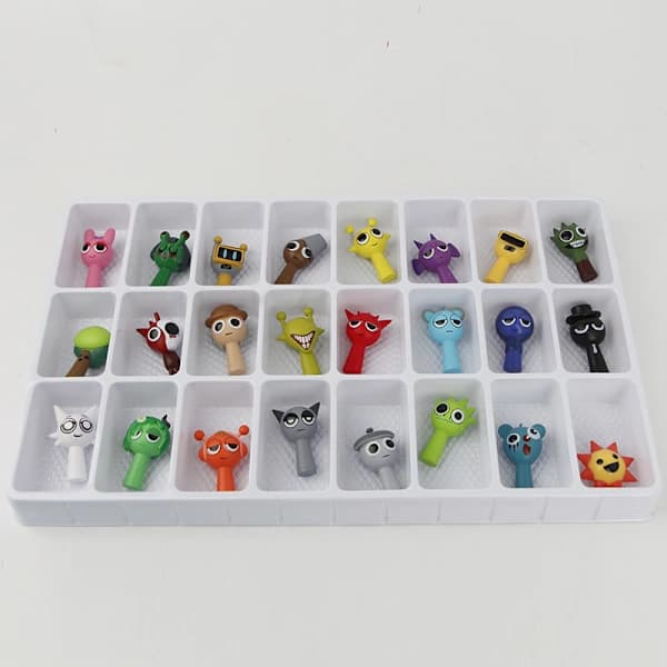 Sprunki Plush rytmlåda spel med hål-leksak Adventskalender blindbox,SD