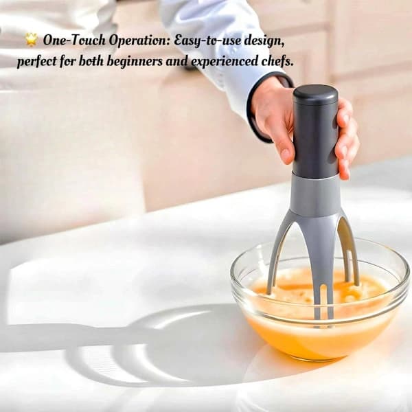 Automatic Pot Stirrer, Electric Hands-Free Kitchen Mixer for Sauce, Adjustable Speed, Grey, SEB