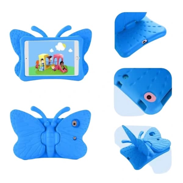 Sommerfuglecover til iPad Mini 1/2/3/4/5, (7,9  \"), blå—pa,SD