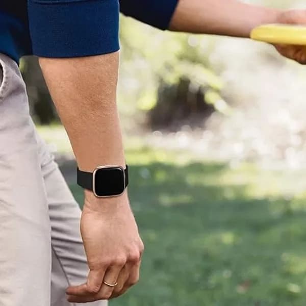 3-PAK Bløde Silikonebånd til Fitbit Versa 2 / Fitbit Versa / Fitbit Versa Lite Klassiske Justerbare Sportsbånd til Kvinder,SD