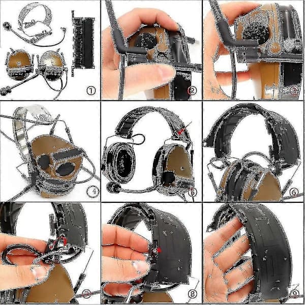 Avtakbart hodebåndtilbehør for Peltor Comtac I II III-headset, SD
