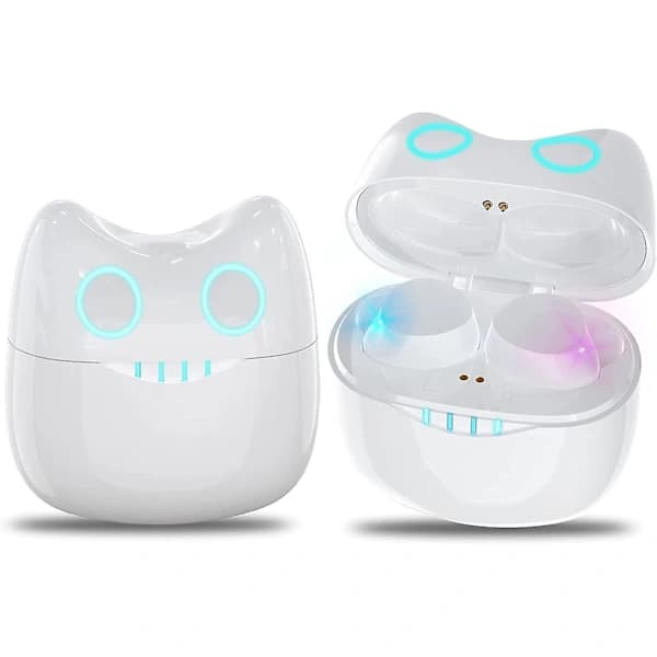 Trådløse hodetelefoner for barn, Bluetooth-headset med søt panda-ladeboks, Bluetooth 5.0 støyreduksjon, SD