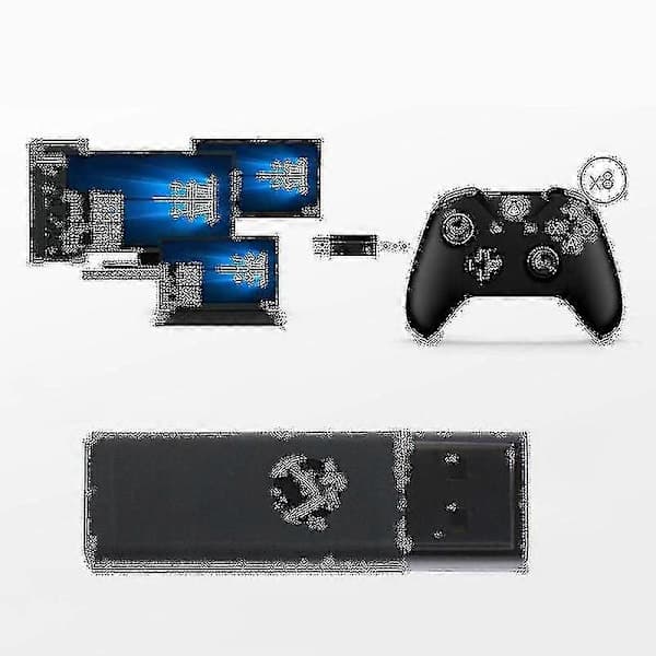 Trådløs PC-adapter USB-mottaker Kompatibel Xbox One 2. generasjons trådløs for Windows 10_Overraskelse,AB