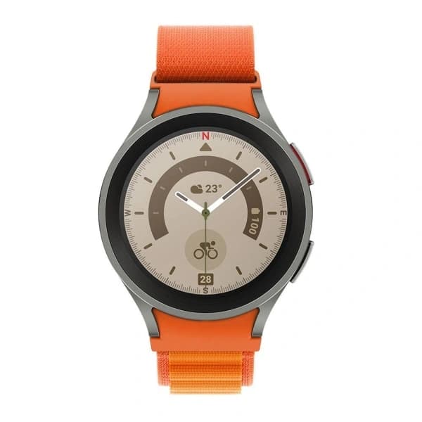 Tech-Protect Galaxy Watch 4/5/5 Pro/6/7/FE ranneke Nylon Pro Orange,SD