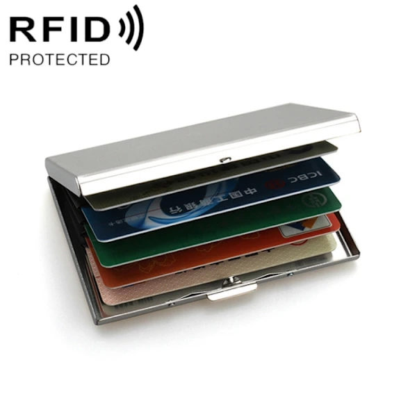 Kortholder med RFID-beskyttelse - Rustfrit stål, SEB