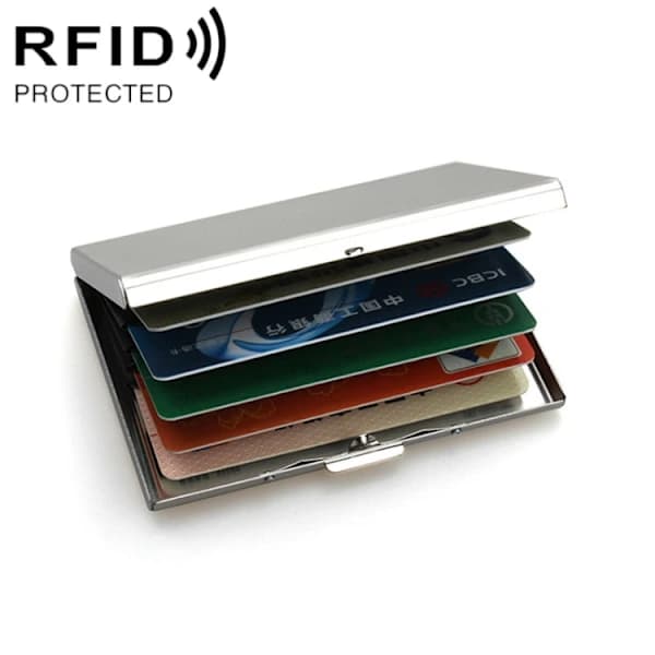 Kortholder med RFID-beskyttelse - Rustfritt stål, SEB