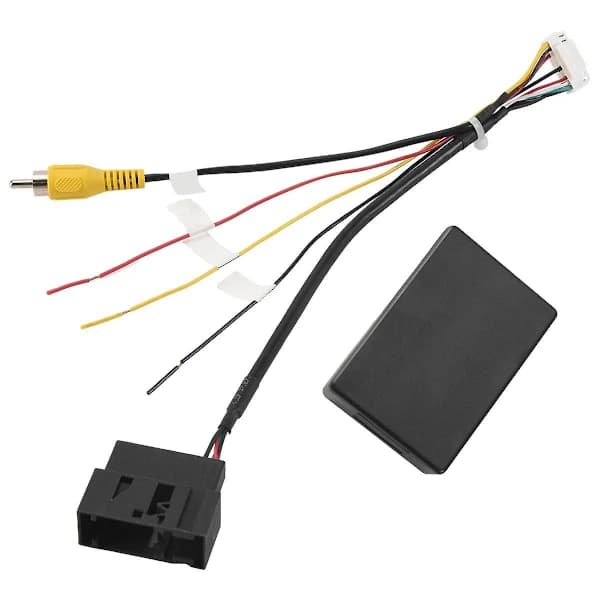 RGB til (RCA) AV CVBS Signalkonverter Dekoderboksadapter for fabrikkmontert ryggekamera Golf 6 CC,SD
