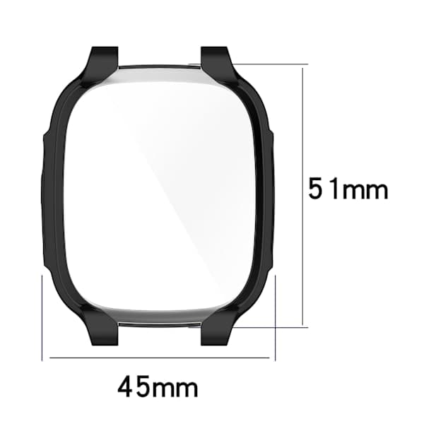 Galvanized Black Case for Xplora X5 Play - Full Coverage TPU Protection,AB