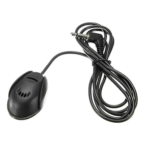 Bilmikrofon Mini 3,5 mm Kablet Mikrofon for Bilstereo Lyd GPS Håndfri, SD