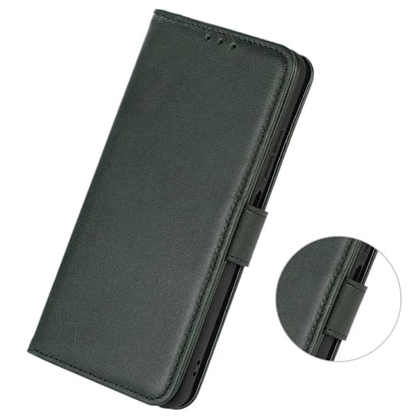 iPhone 16 Skal Läder Grön 76,SD