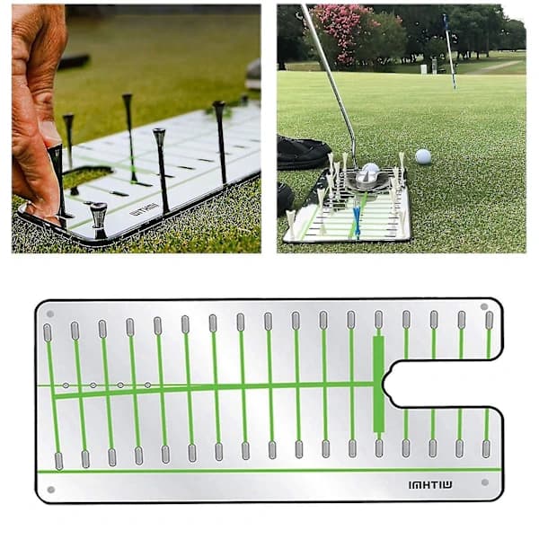 Golf Putting Alignment Spejl Træningshjælp Træningsudstyr Spejle Posing Korrigerer Til O,SD