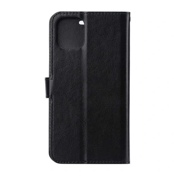 iPhone 13 Pungcover Sort Læder Lædercover sort,SD