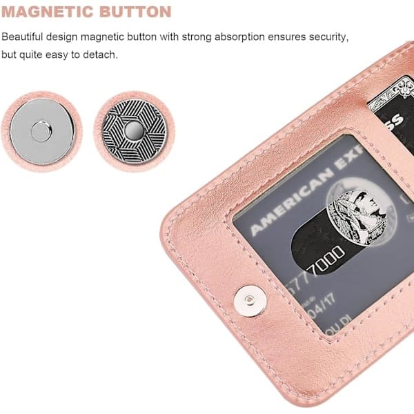 Plånboksfodral med Kortfack, Premium Läder Magnetlås Ställ Robust Skydd för iPhone 20 (brun)（PA） brun iPhone16 plus,SD