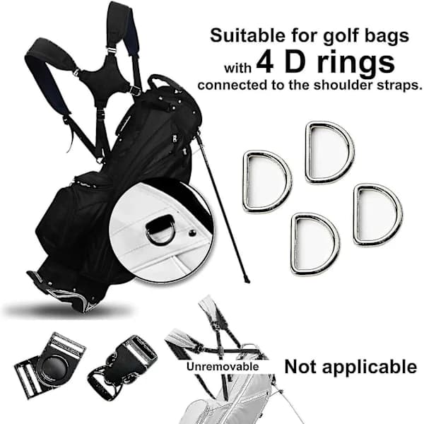 Bärbar golfbag axelrem, SD