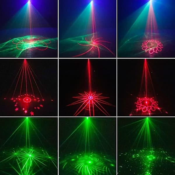Disco LED-laserbelysning, SD