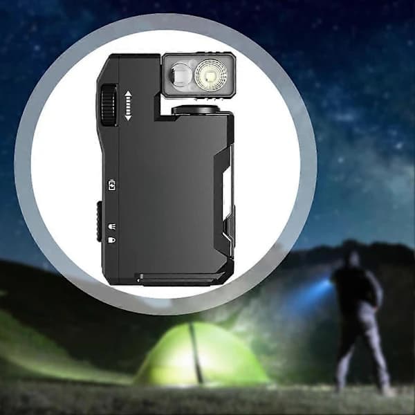 G5 EDC Flashlight, 400 Lumens, 3 Modes, Rechargeable Mini Flashlight with Magnet, Mini Portable Design, Suitable for Outdoor, AB