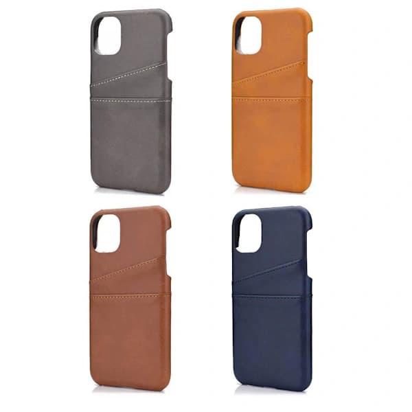 iPhone 12 Pro - Deksel med kortholder Mørkeblå, SEB