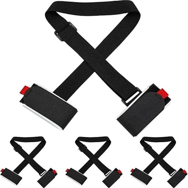 4-pack ski straps/bindings – Ski straps approx 223,AB