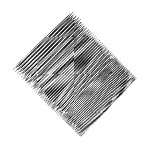 Strømpepinde, sæt med rustfri pinde 2,0 mm til 6,5 mm med præcisionsspidser og glat finish, ergonomisk design,SD