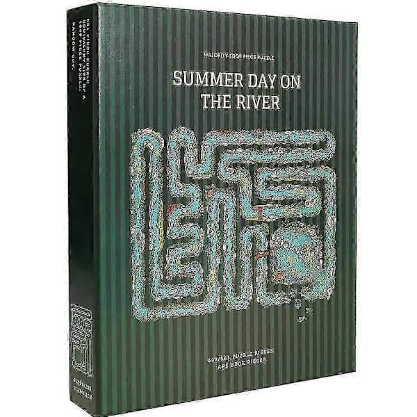 Edge Piece Puzzle Game, Unique River Themed Puzzle (h) 1pc, SEB