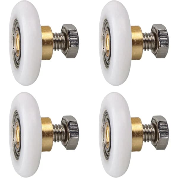 Shower Door Roller, Roller Wheel for Shower Door Sliding Rollers Door Replacement Wheels for Roller 4pcs (20MM), SEB