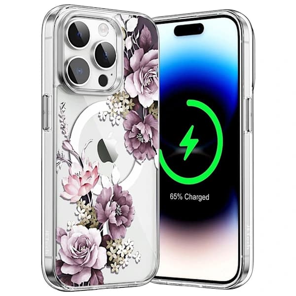 iPhone 16 Pro Cover MagSafe Blomster,SEB
