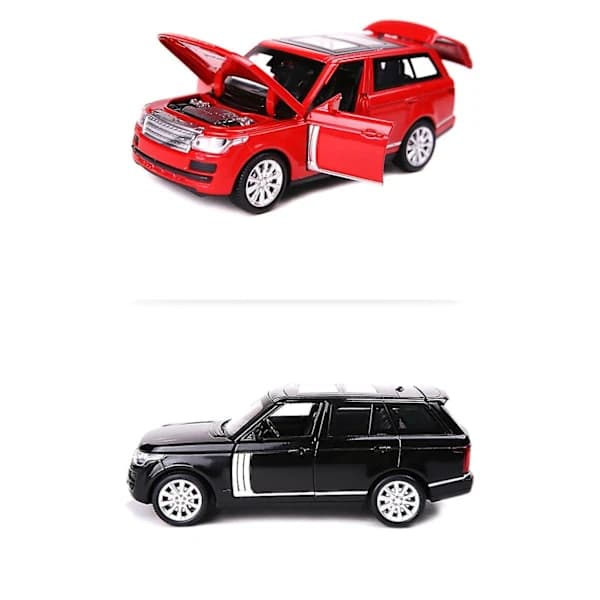 1:32 Legetøjsbil Range Rover SUV Metal Legetøjsbil (Sort),SD