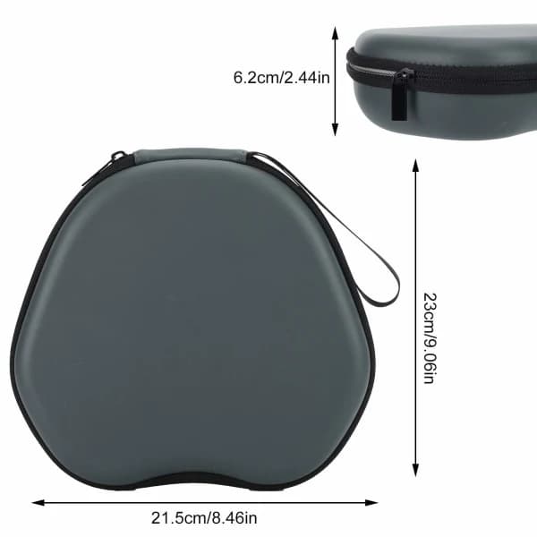 CDQ-deksel kompatibelt med Airpods Max, grå, SEB