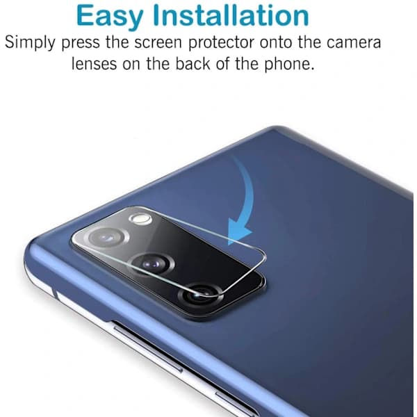 Galaxy S20 FE kameralinsskydd härdat glas 3-pack, SD